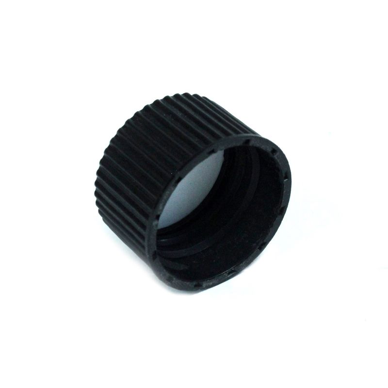Пластмасови капачки за 1-литрова HDPE бутилка - черни (за Pbot-18)