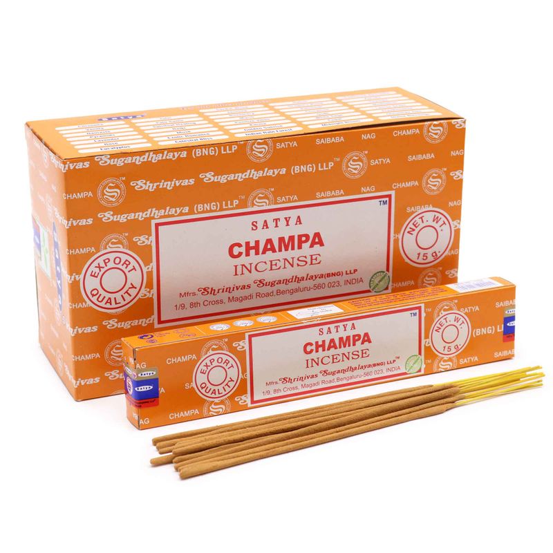 Ароматни Тамянови Пръчици "Satya" - 15гр - Champa