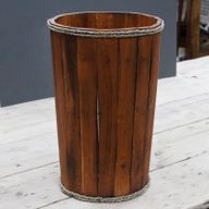 Голяма Дървена Морска Вана Кафява - 45x32 см