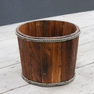 Малка Дървена Морска Вана Кафява - 21x29 см