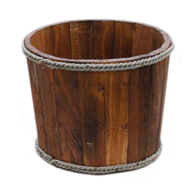 Малка Дървена Морска Вана Кафява - 21x29 см