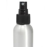100 ml алуминиева бутилка с черна пръскалка
