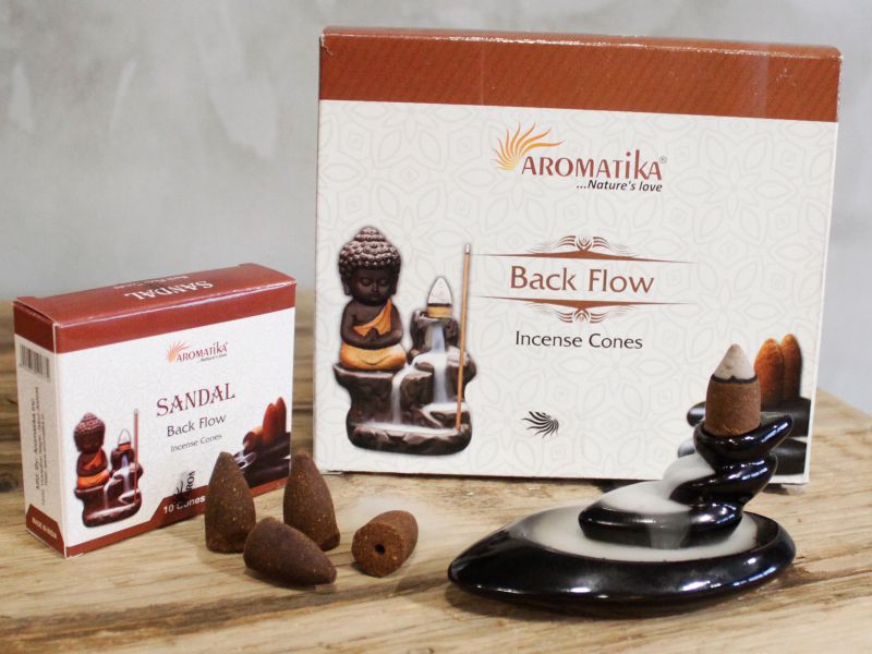 Конуси за Тамян с Обратен Поток от "Aromatika" - Дърво Пало Санто (Bursera Graveolens)