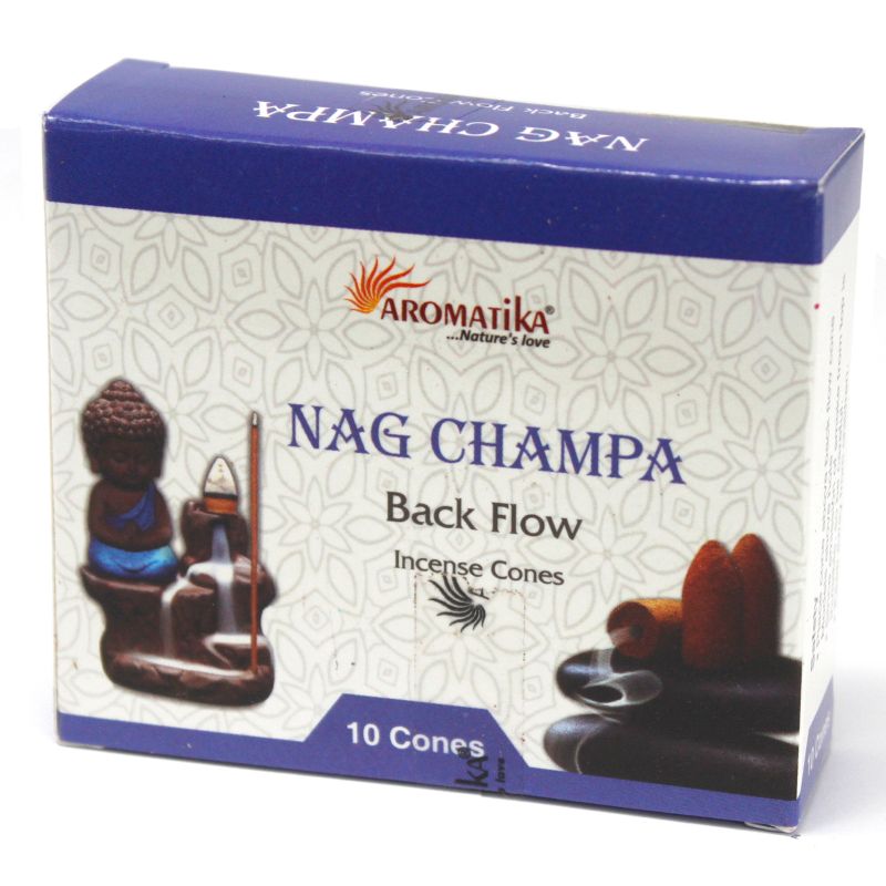 Конуси за Тамян с Обратен Поток от "Aromatika" - Nag Champa
