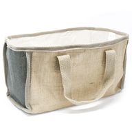 Голям пазарски кош - 33x18x20 см - Черен