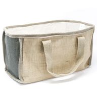 Голям пазарски кош - 33x18x20 см - Черен