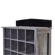 Стелаж За Трапезни Свещи Сив - 158x60 см