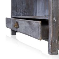 Стелаж За Трапезни Свещи Сив - 158x60 см