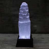Натурална Селенитова Кула - 15 см