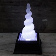 Селенитова Спирална Кула (Рог от Еднорог) - 10 см