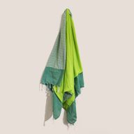 Памучна парео кърпа - 100x180 см - Picnic Green