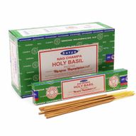 Ароматни Тамянови Пръчици "Satya" - 15гр - Nag Champa Тулси (свещен босилек)