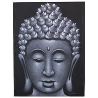 Картина на Буда - сив пясъчен финиш