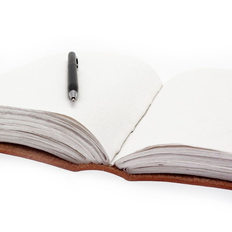 Голяма кожена книга "Цветето на живота" 10x13 инча (200 страници)