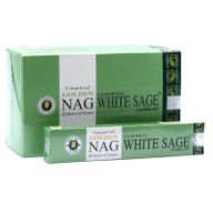 15гр - Храмови Ароматизиращи Пръчици "Golden Nag" - Тамян "Бял Градински Чай"