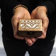 Избелена Кутия За Хапчета 3x1.5 Славянски Дизайн