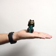 Комплект от 3 - Не виждай зло, не чуй зло, не говори зло - латунни котки