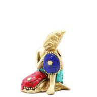 Месингова фигура на Буда - Размишляваща - 6,5 см