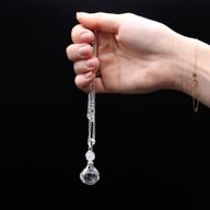 Висулка с полускъпоценни камъни Healing Hands - черен ахат