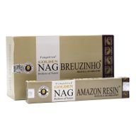 15гр - Храмови Ароматизиращи Пръчици "Golden Nag" - Амазонска Смола (Breuzinho)
