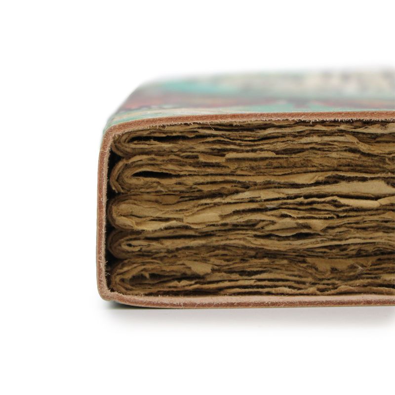 Кожен блокнот "Bee Kind" Deckle-edge (7x5")
