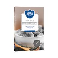 Комплект от 6 ароматизирани чаени свещи - Солна пещера
