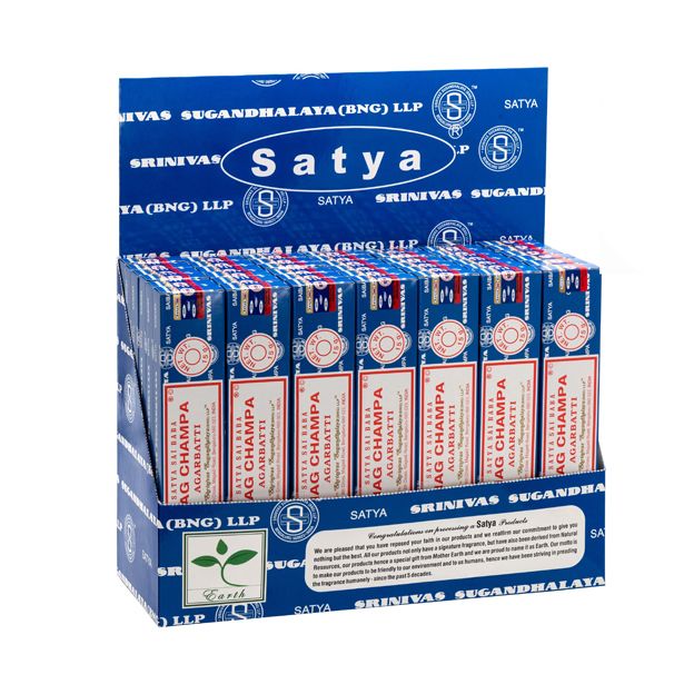 Презентационна Опаковка с 42 Ароматни Пръчици "Satya" Nag Champa - 15гр