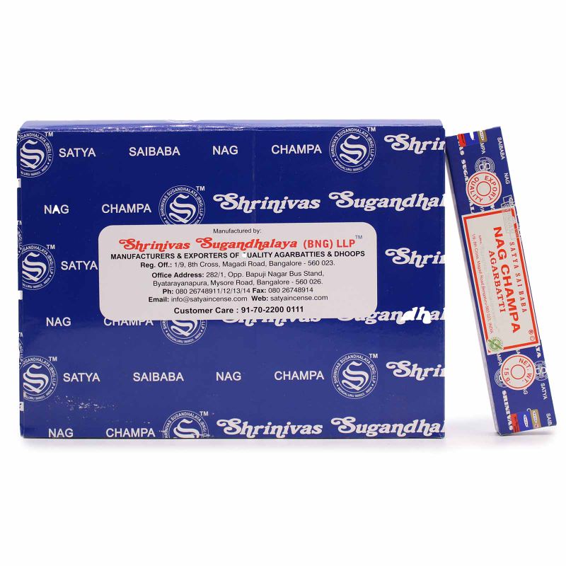 Презентационна Опаковка с 42 Ароматни Пръчици "Satya" Nag Champa - 15гр
