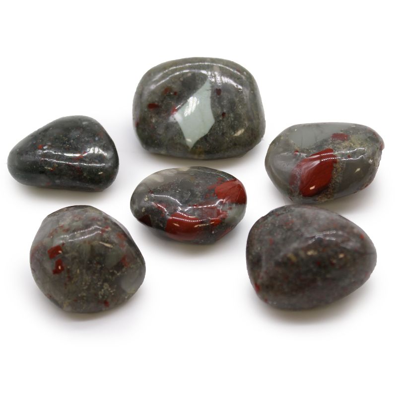 Големи Африкански Полирани Камъни - Bloodstone - Сефтонит