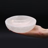 Селенитова кръгла купа - 15 см