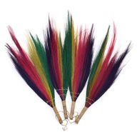 Комплект 4 - Pampas Broom - Дъгови цветове