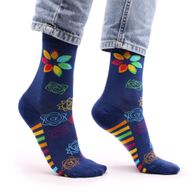 Hop Hare бамбукови чорапи - Дъга чакра S/M