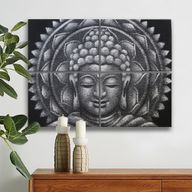 Сив Будда мандала брокат детайл 30x40 см x 4