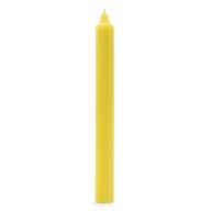 Комплект едноцветни вечерни свещи - 21 броя - Rustic Lemon