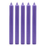 Свещи за вечеря едноцветни на едро - Rustic Lilac