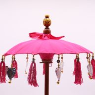 Bali Home Decor чадър - памук - розов - 40 см