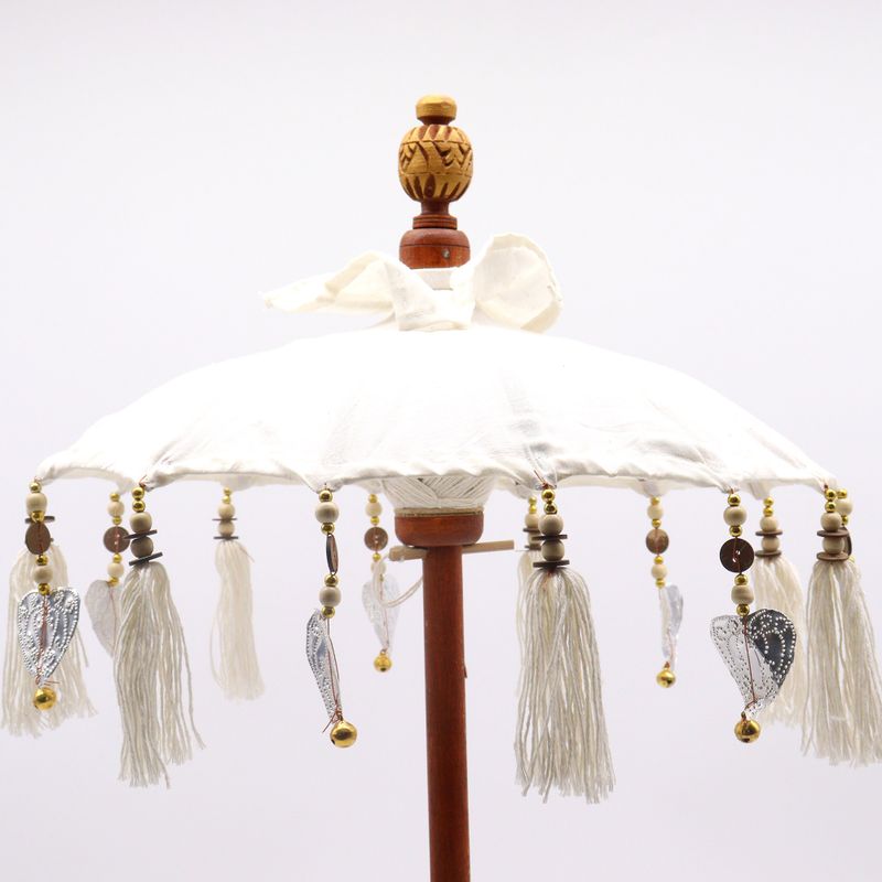 Bali Home Decor Парасол - Канва - Натурал - 40 см