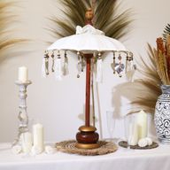 Bali Home Decor Парасол - Канва - Натурал - 40 см