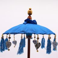 Bali Home Decor Парасол - Памук - Син - 40 см