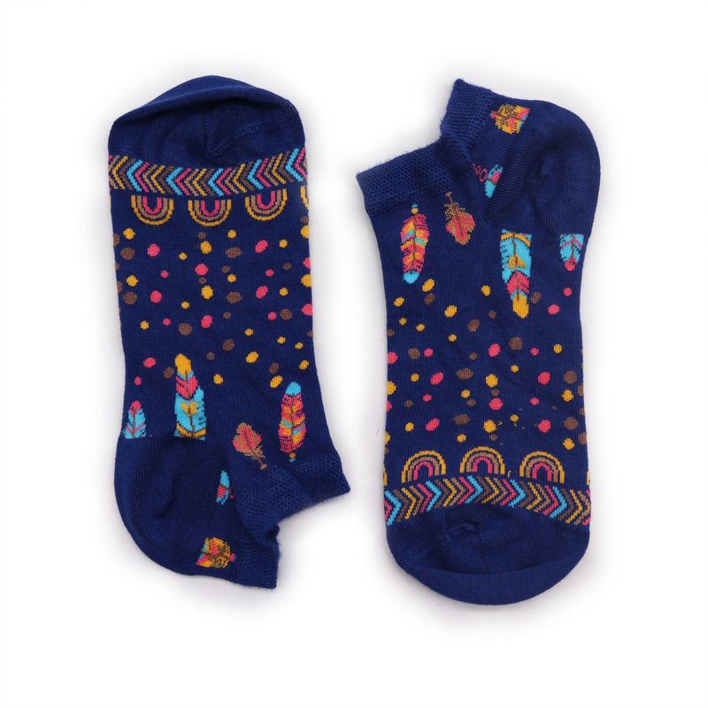 Hop Hare ниски бамбукови чорапи - индийски пера S/M