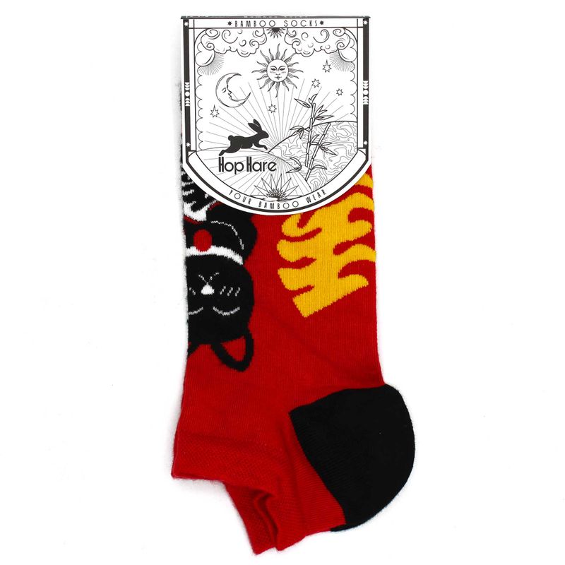 Hop Hare ниски бамбукови чорапи - Lucky Cat S/M