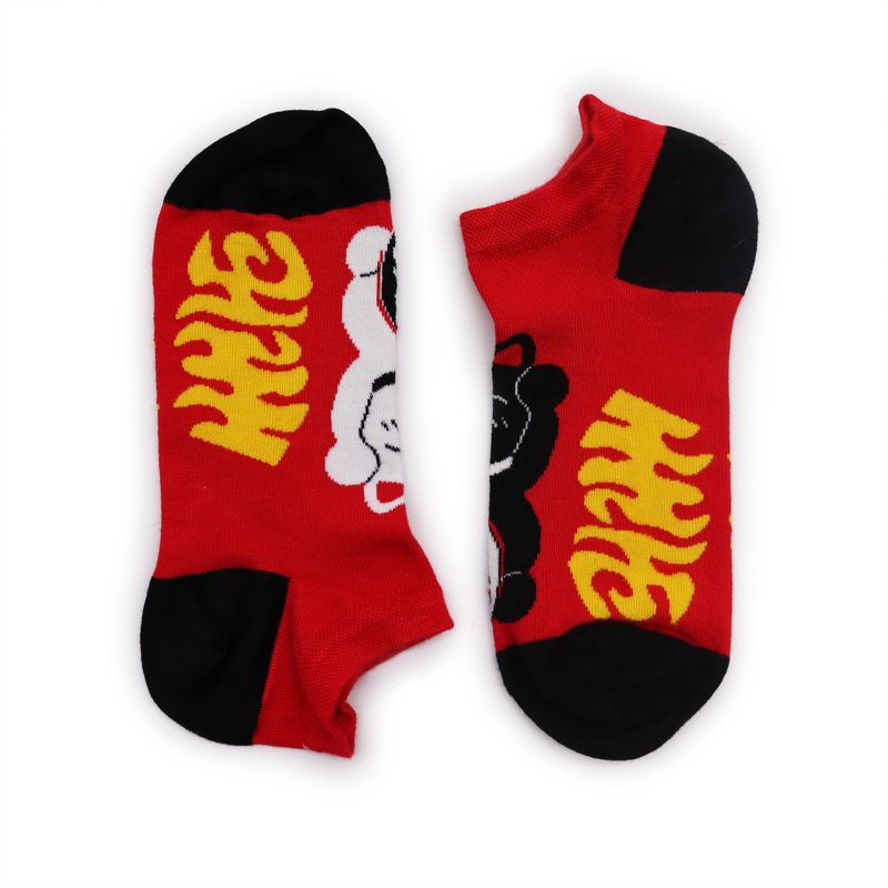Hop Hare ниски бамбукови чорапи - Lucky Cat S/M