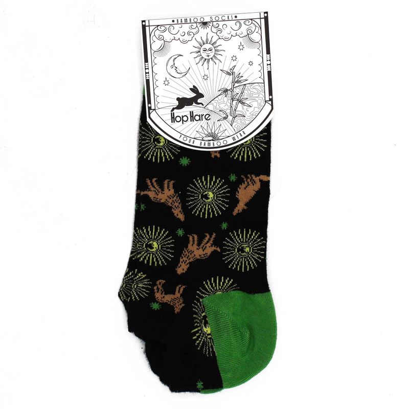 Hop Hare ниски бамбукови чорапи - Moonlight Wolfs S/M