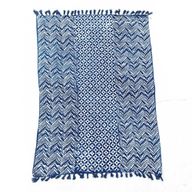 Ръчно изработен индигов плед - 170x120 см - Namoona Waves