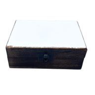 Керамична Кутия от Манго Бяла - 15x10x6 см