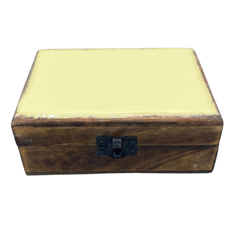 Керамична Кутия Ефект Бетон - 15x10x6 см