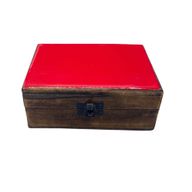 Керамична Кутия от Манго Червена - 15x10x6 см