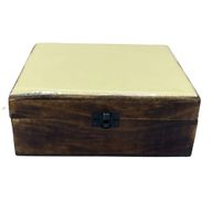 Голяма Керамична Кутия Жълта - 20x15x7.5 см
