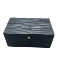 Винтидж Деко Кутия Черни Спирали 22x12x10 см