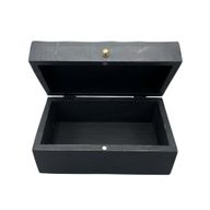 Винтидж Деко Кутия Черни Спирали 22x12x10 см
